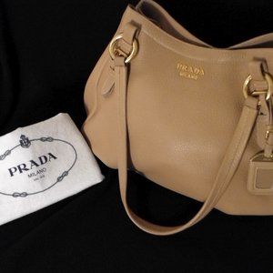 PRADA Deerskin Hobo Bag